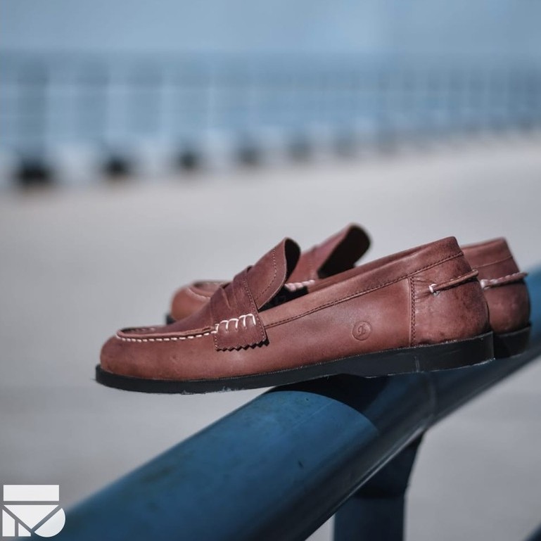 Gustavo Brown | Sepatu Kulit Asli Vintage Klasik Pria Cowok Men Loafers Footwear | FORIND x Zapato