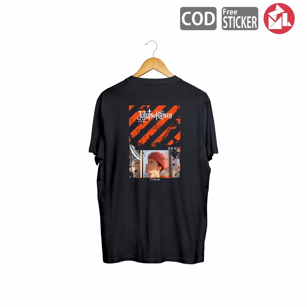 uwantstore99 KAOS YUJI ITADORI JUJUTSU KAISEN BAJU KAOS RYUMEN SUKUNA ANIME COSPLAY JEPANG POPULER P