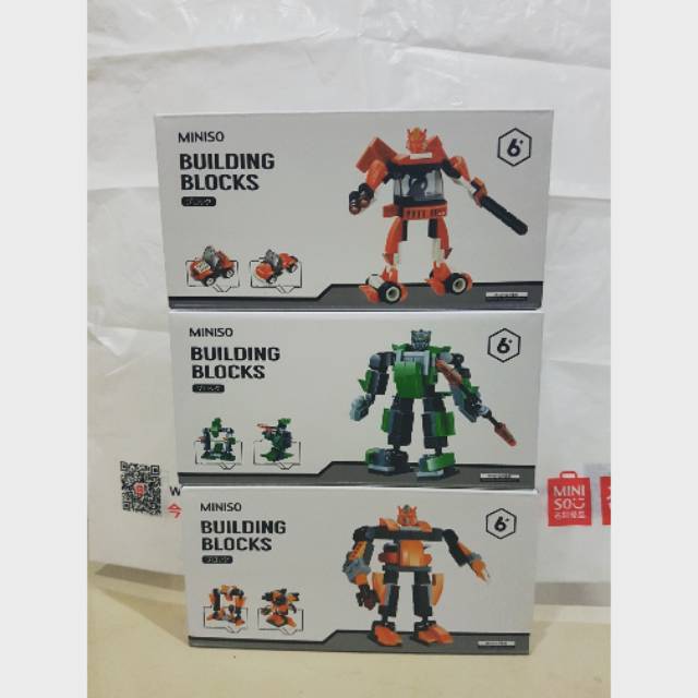 miniso robots building blocks
