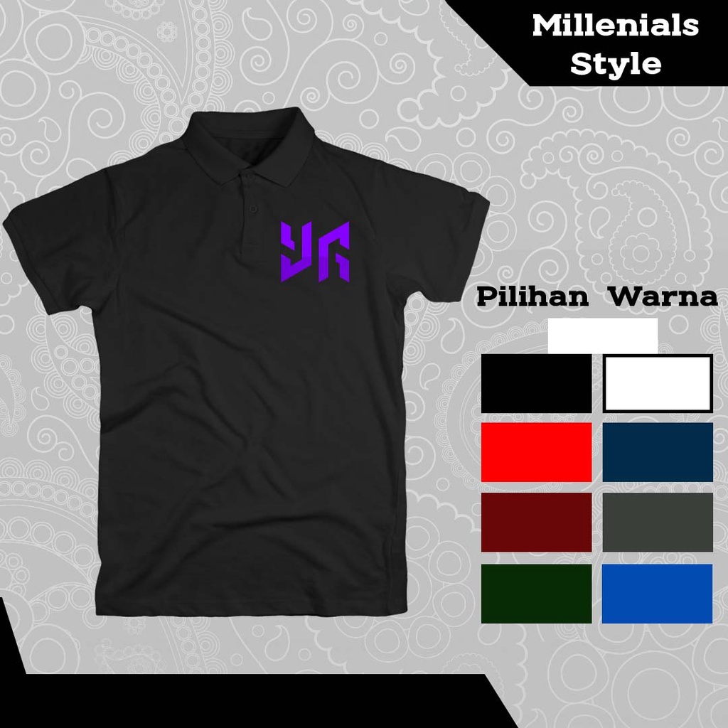 Baju Polo Shirt Pria Yangon Galacticos Team Esports Game Mobile Legends Dota 2 Lengan Pendek Dewasa