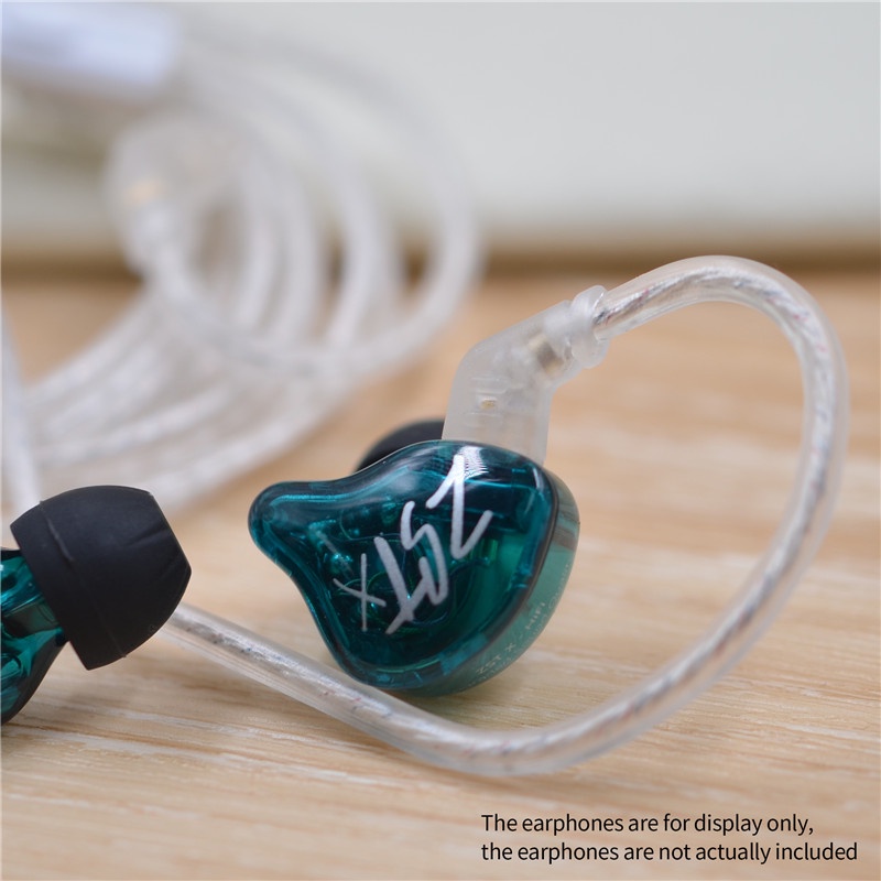 Kz Kabel Earphone 2Pin 0.75mm Lapis Silver Untuk KZ ZSN Pro X EDX ZEX Pro