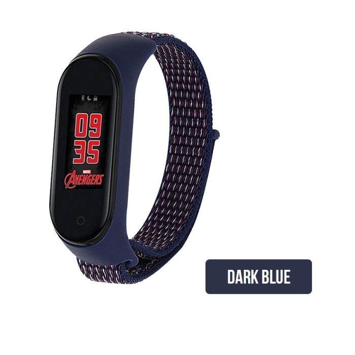 CHEAP NYLON STRAP For XIAOMI MI BAND 5 - Dark Blue