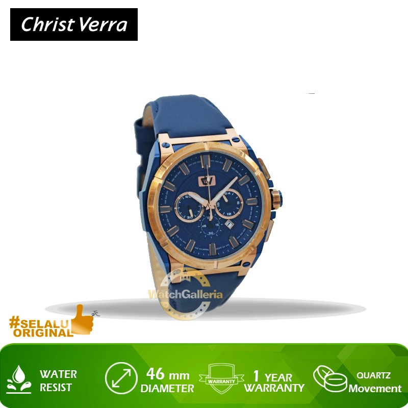 Jam Tangan Christ Verra CV C20028G-2J BLU Original Murah
