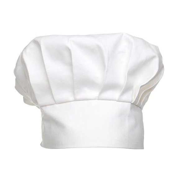 Topi Chef Jamur/Chef Hat/Topi Koki Dewasa Full Cotton Putih