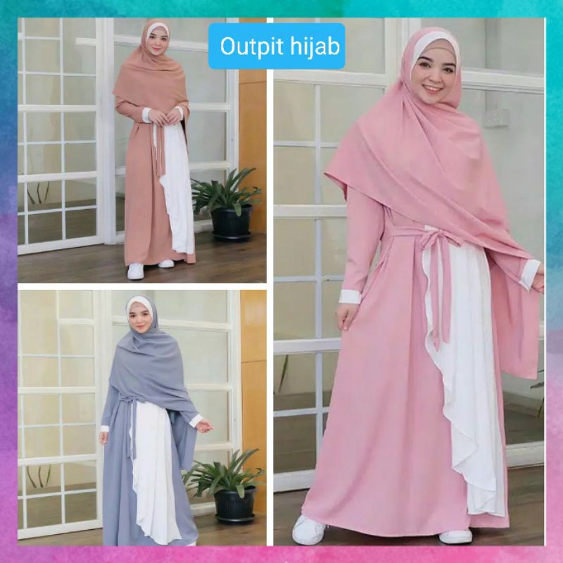 Baju Gamis 2020 / Gamis Yasmin / TERBARU..
