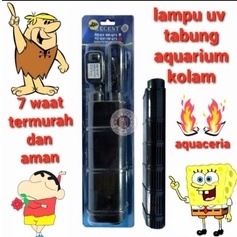 lampu uv + tabung lampu uv aquarium kolam recent QFS 7 watt