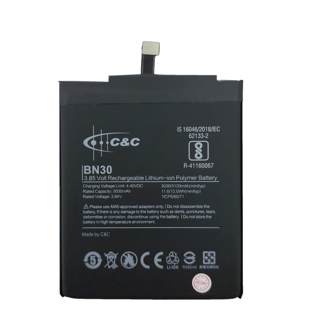 Batre battery baterai Double Power IC/C&amp;C Xiaomi Redmi 4A BN30