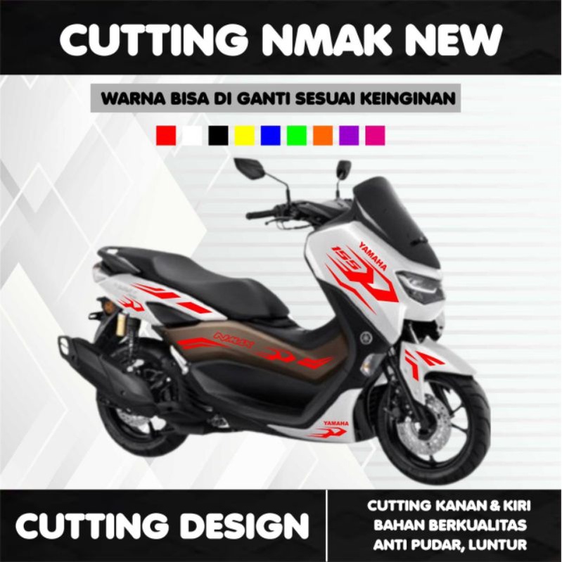 CUTTING STICKER NMAX NEW STRIPING NMAX BARU STICKER NMAX 5