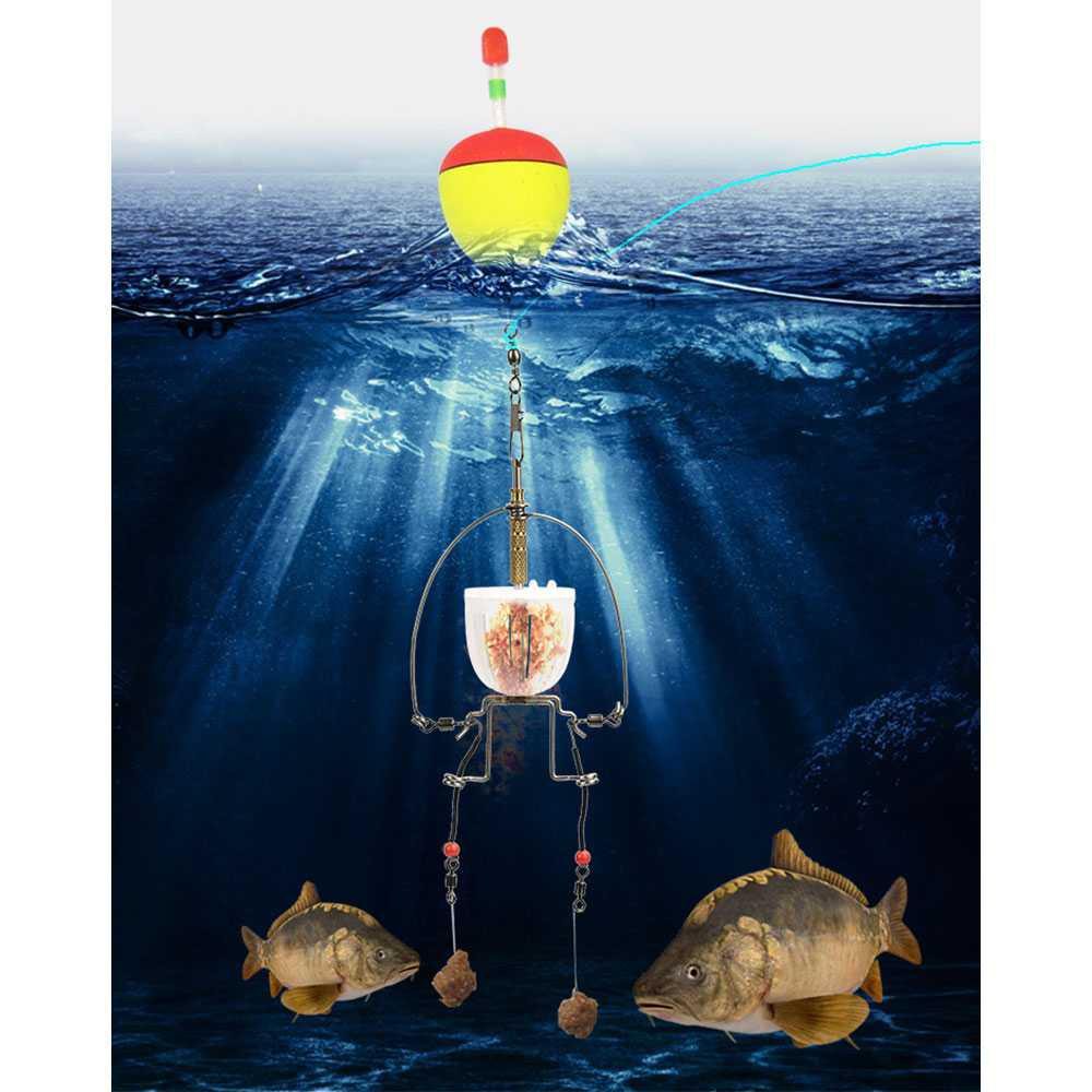 Kail Pancing Double Hook Bait Cage