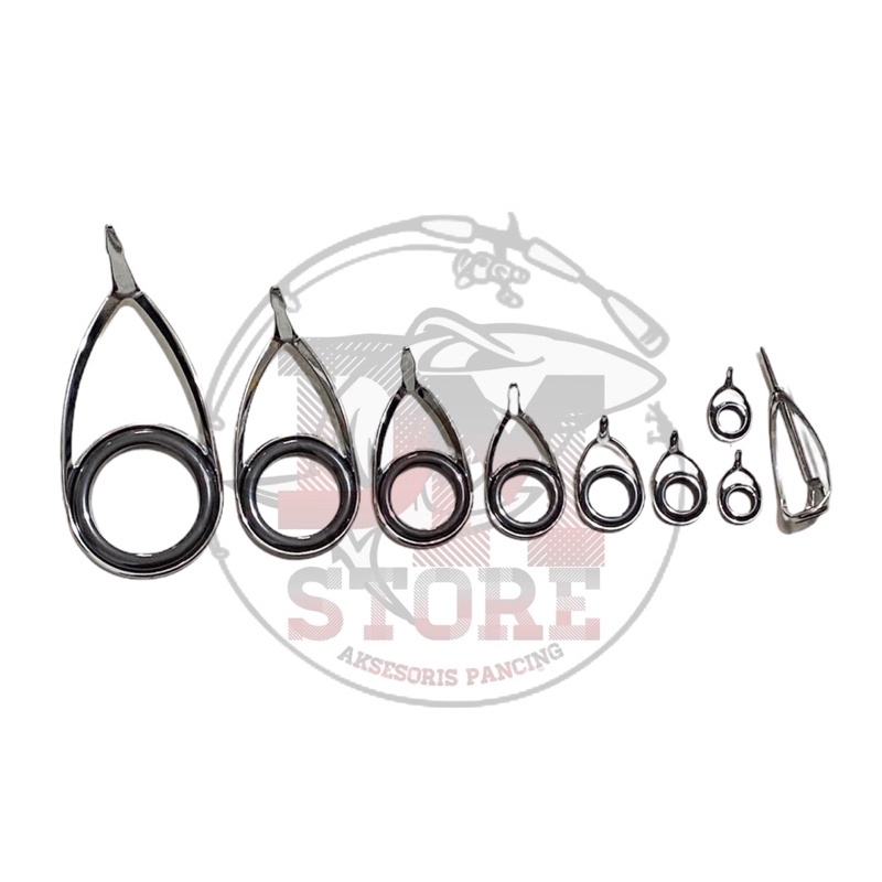 Ring guide k series non fuji white - ring guide set spininng galatama