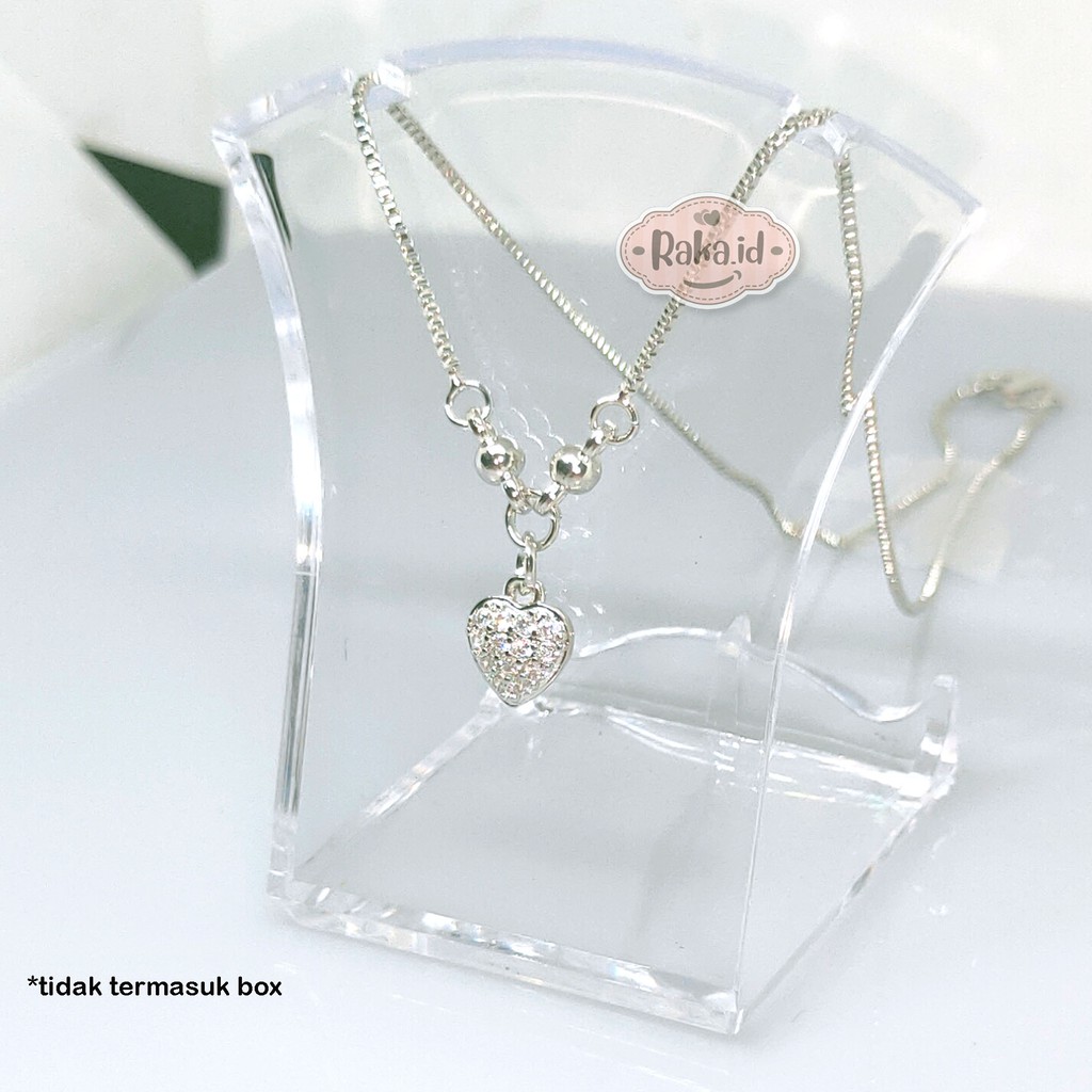 Kalung Anak Love Kecil Perhiasan Cantik Anak Lapis Emas 18k 750