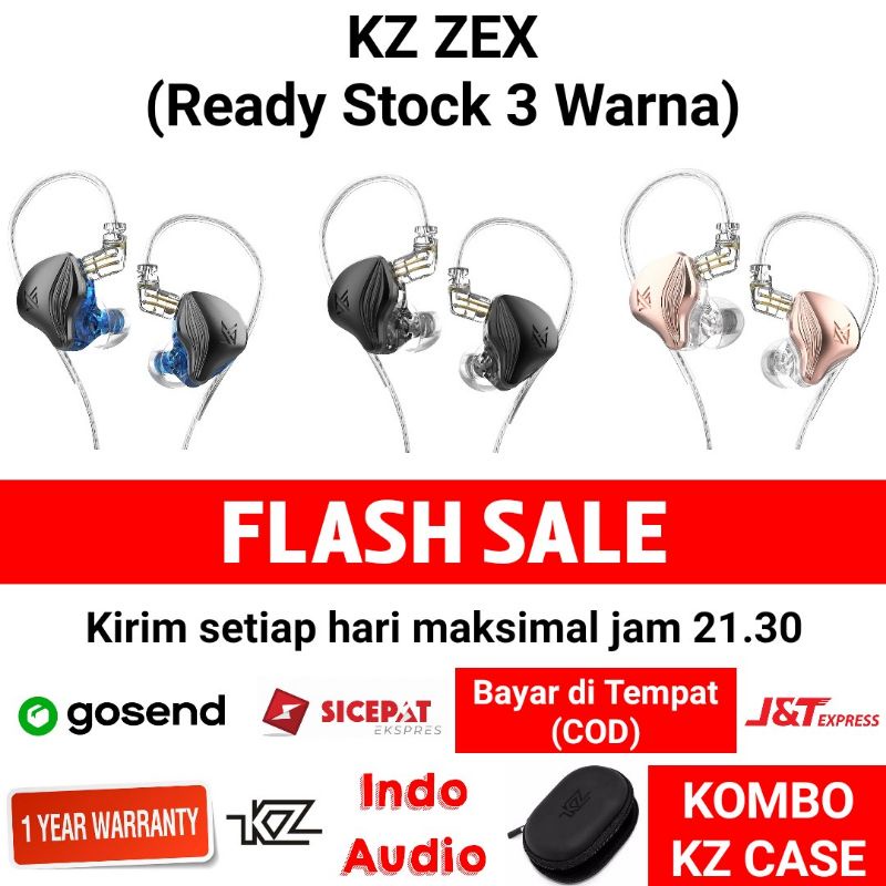 KZ ZEX ElectroStatic Dynamic Driver In Ear Monitor KZ EDX Pro KZ AZ09