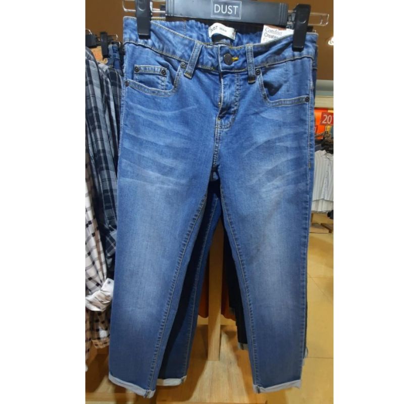 celana jeans wanita panjang 7/8 dust original