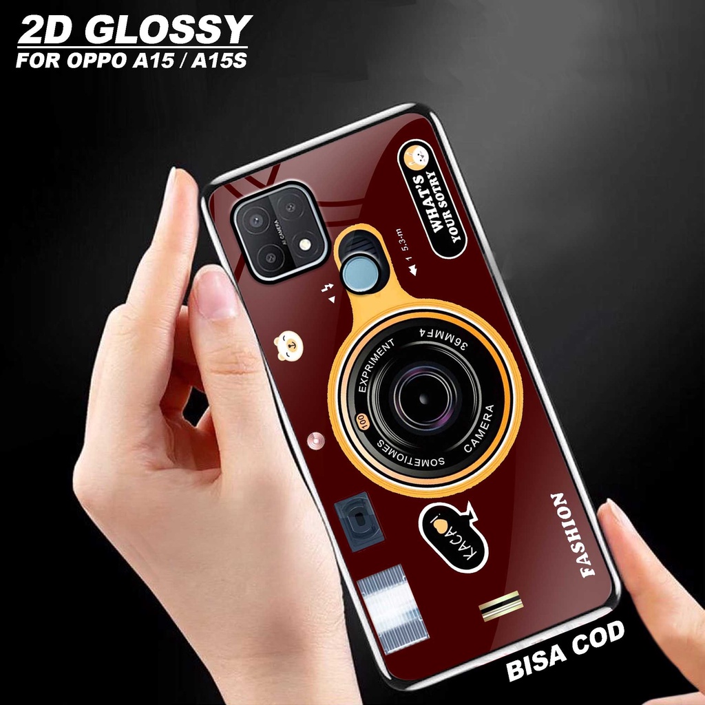 Sukses Case OPPO A15/A15S - Hardcase 2D Glossy Oppo A15/a15S - Silikon Hp Oppo - Silicon Hp Oppo - K