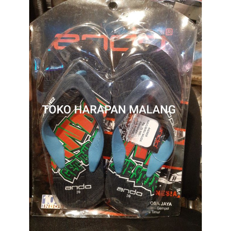 ando aigner sandal jepit pria dewasa [TOKO HARAPAN MALANG]