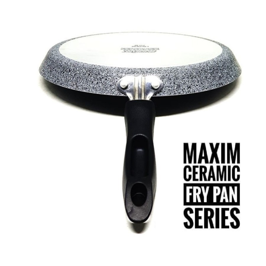 MAXIM NEOSTONE Wajan Crepes Crepiere Pan Anti Lengket Ceramic 25 cm