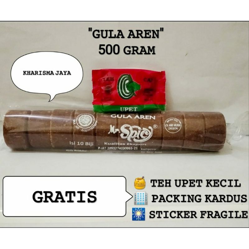 

Gula aren asli Cirebon isi10 biji@500 gram