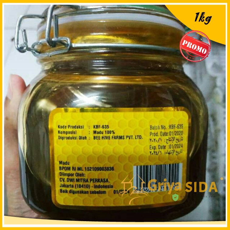 Madu Kashmir 1kg madu murni natural honey kashmir Original Honey Kashmir