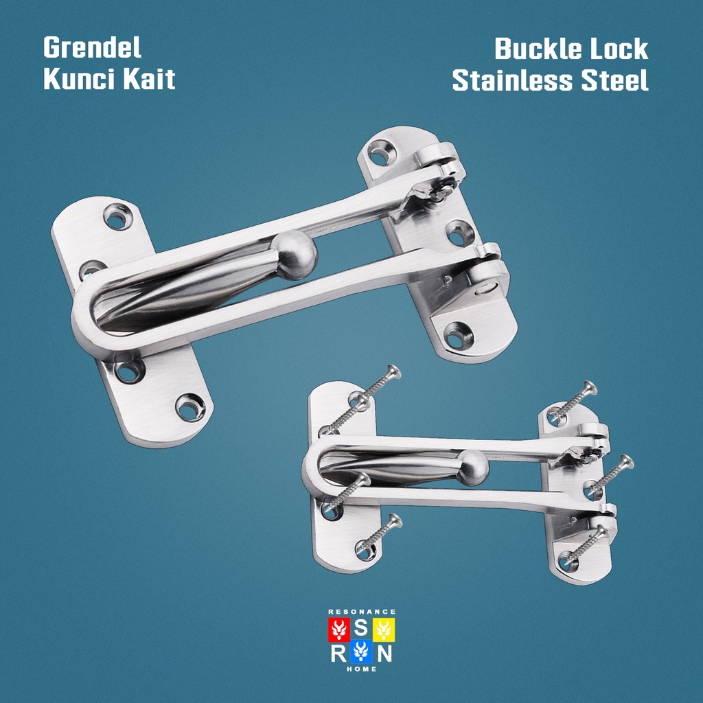 Grendel Pengait Pintu Rumah / Latching Lock Buckle /  Grendel Pintu Resonance Home