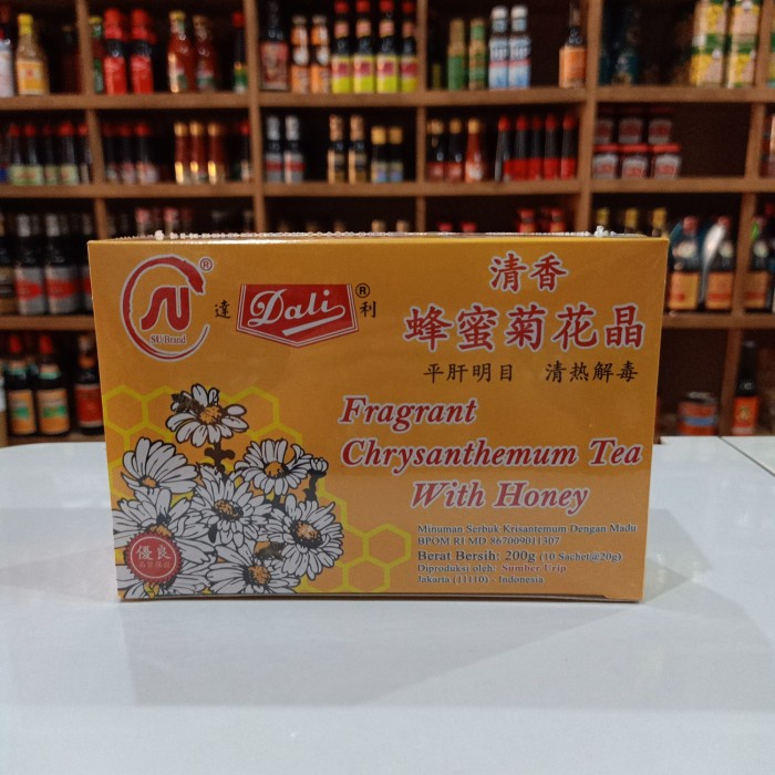 

kemasan-teh- instant chrysanthemum crystals tea with honey 200gr -teh-kemasan.