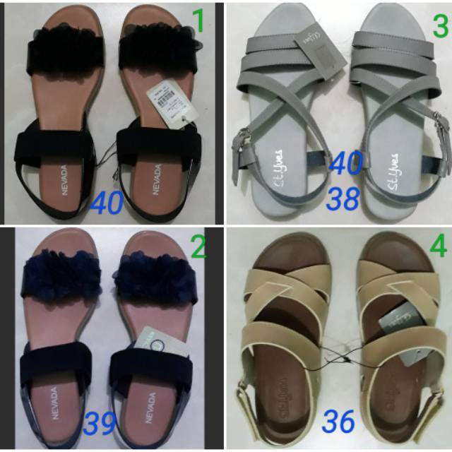  Sandal  sepatu wanita  Nevada  St Yves Ori matahari mall 