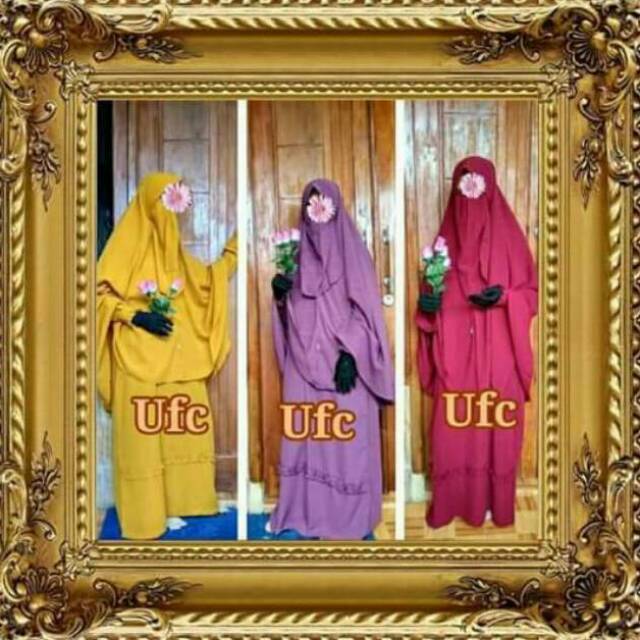Gamis set jilbab cadar