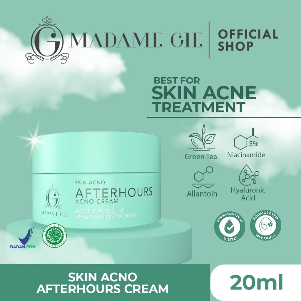 Skin Acno Afterhours Cream 5% Niacinamide - KRIM WAJAH