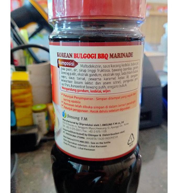 

GT7♧ KOREAN BULGOGI BBQ MARINADE/SAUS MARINASI 500gr HALAL MUI Barang Terlaris