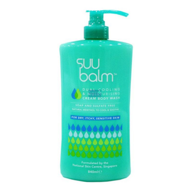 Suu Balm Dual Cooling & Moisturising Cream Body Wash 840ml