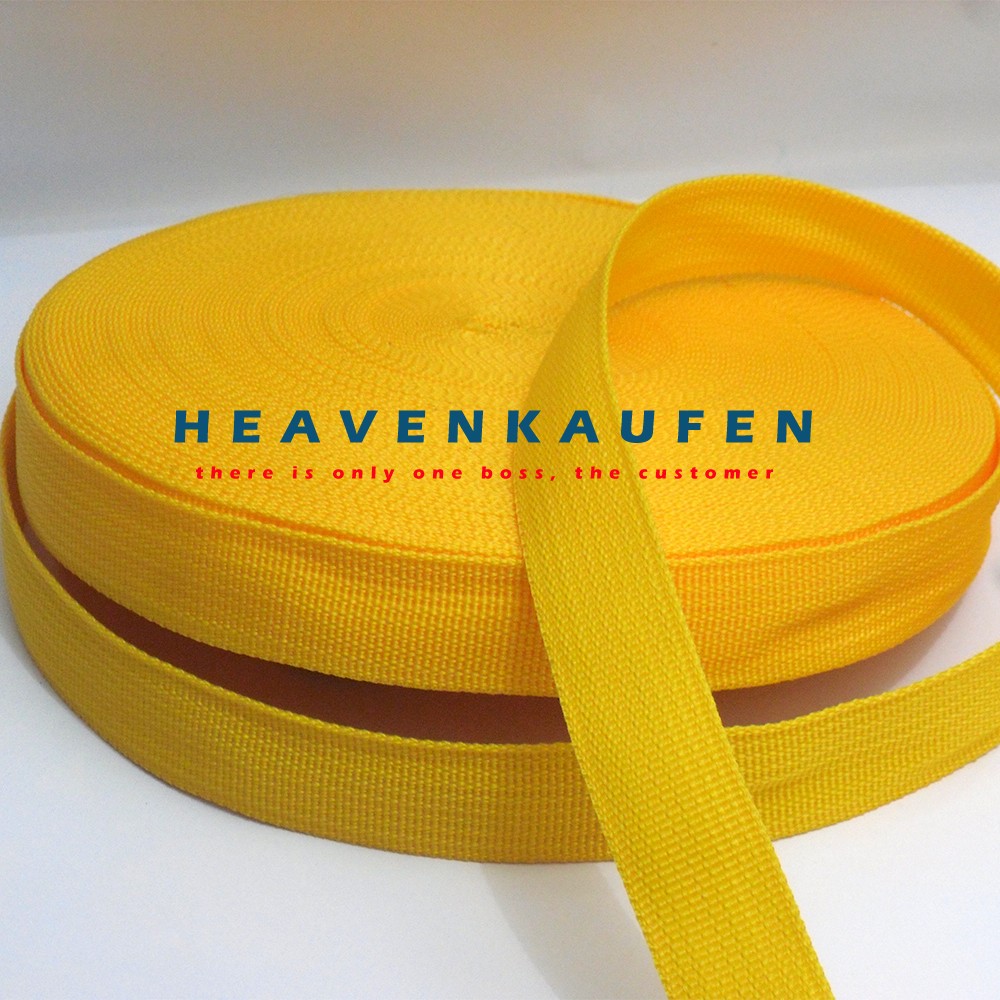 Tali Webbing 2,5 cm Warna Kuning