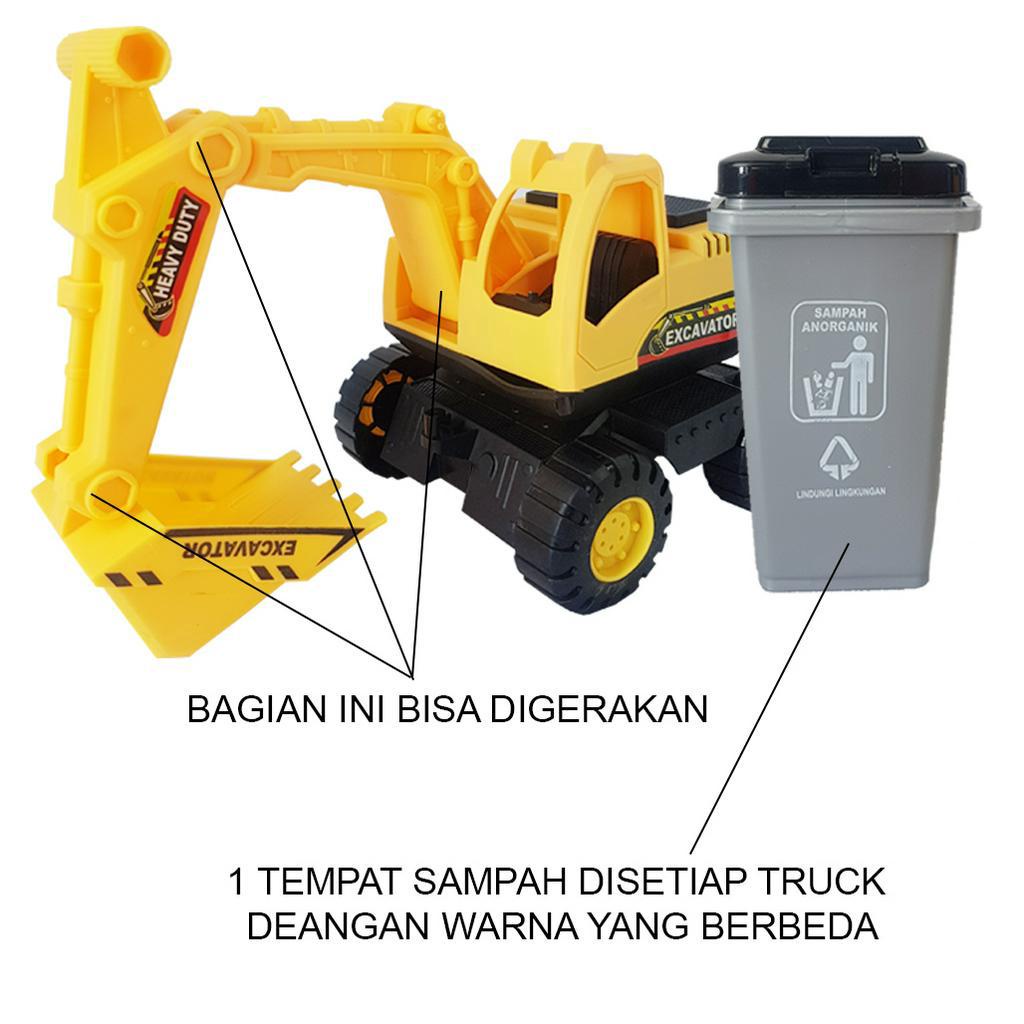 Mainan Anak Truk Keruk Pasir/ Truck Excavator Toys AK97 JSP