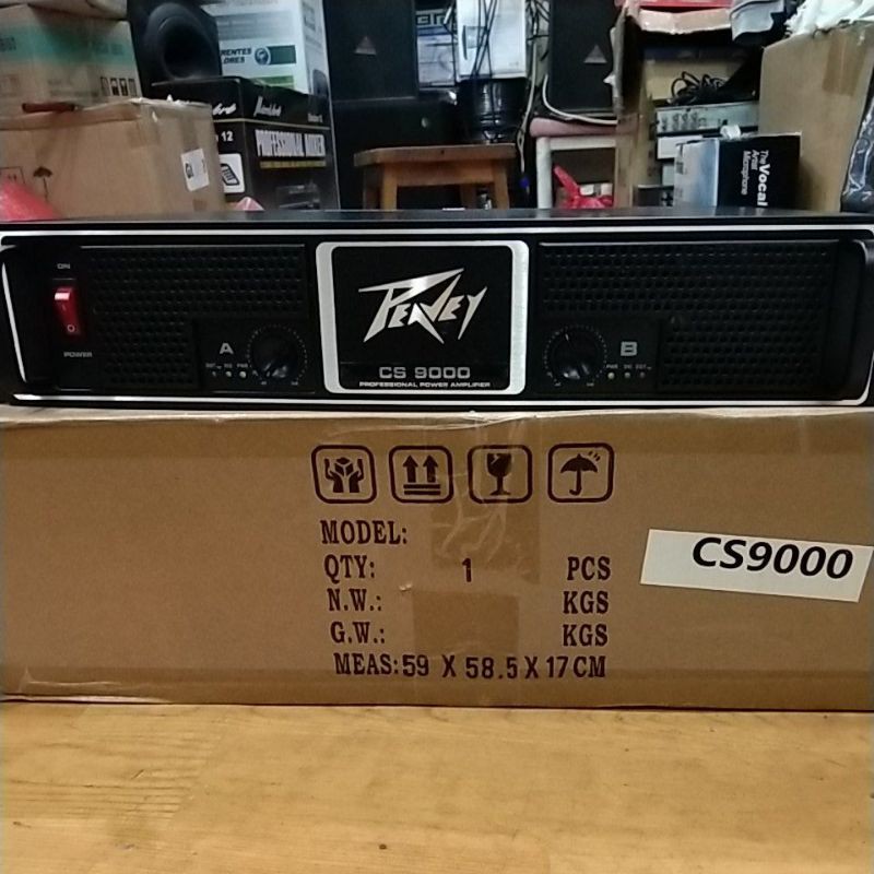 POWER audio power AMPLIFIER PEAVEY CS 9500 HZ CS 9000 HZ