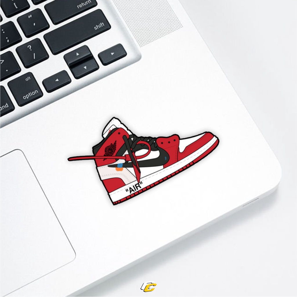 

AIR JORDAN 1 STICKER | stiker laptop helm motor mobil universal