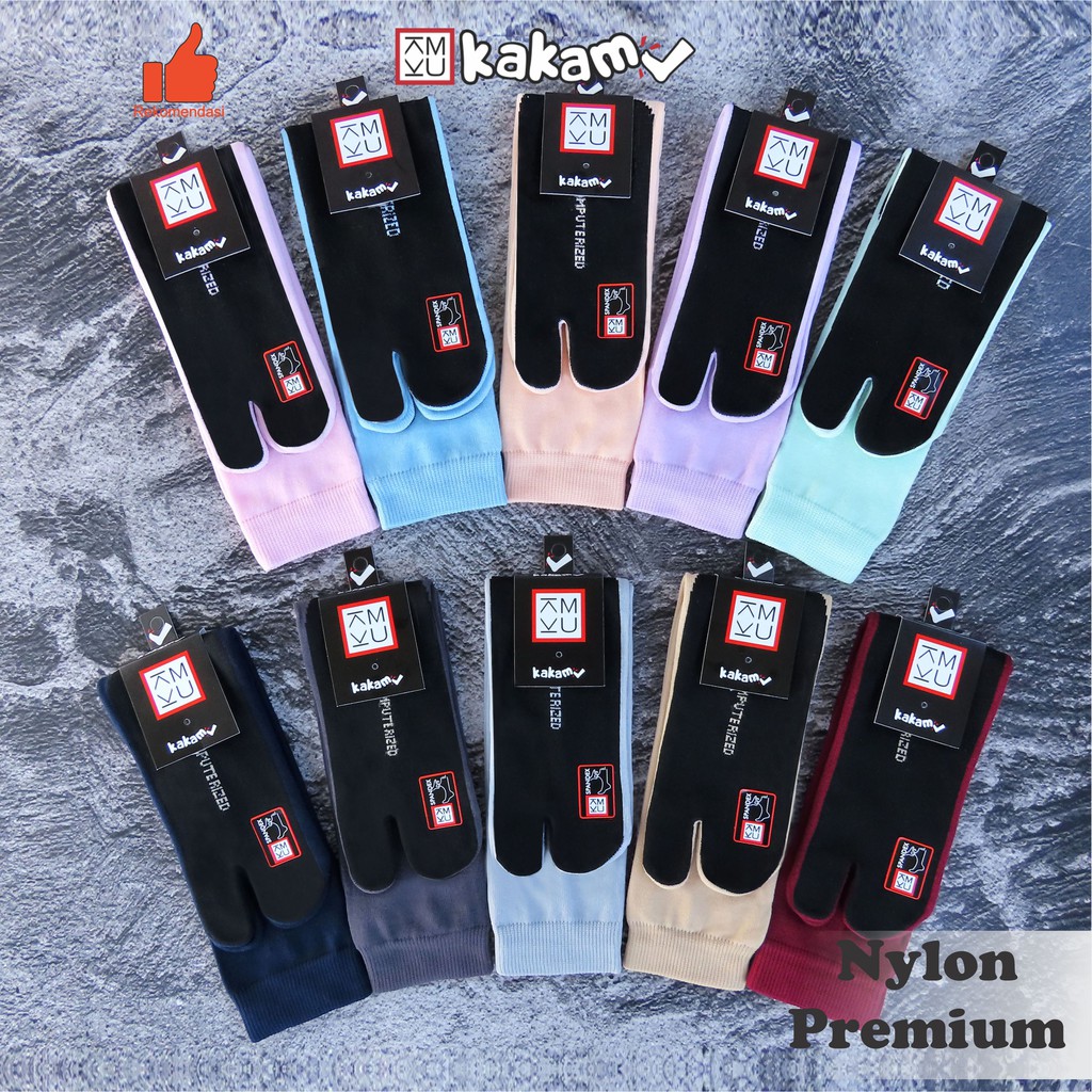 Kakamu Kaos Kaki Jempol Telapak Hitam Murah 2 Ukuran L