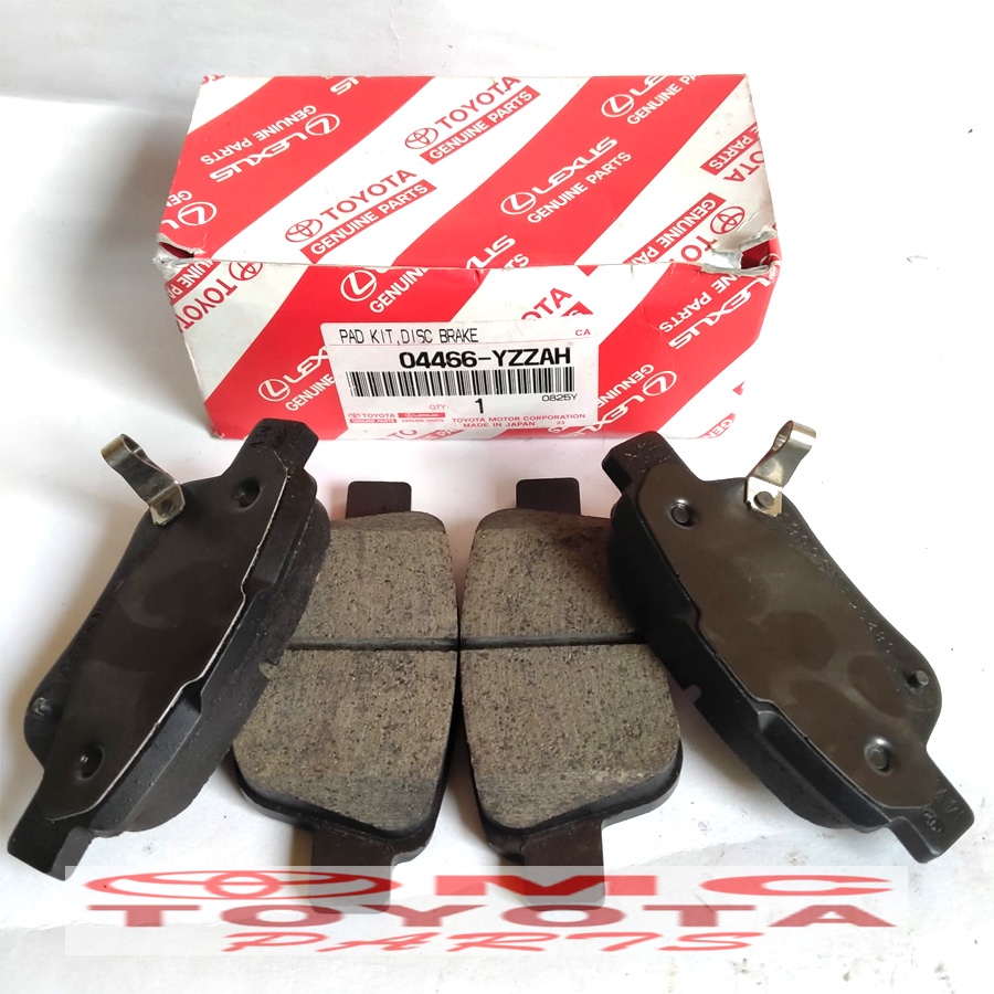 Brake Pad Kampas Rem Belakang Alphard Vellfire Previa 04466-YZZAH