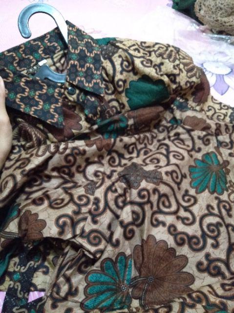 Bswart Batik Hrb026 Kenongo Hem Pendek Padi Pekalongan M L Xl Batik Pria Murah Modern Grosir