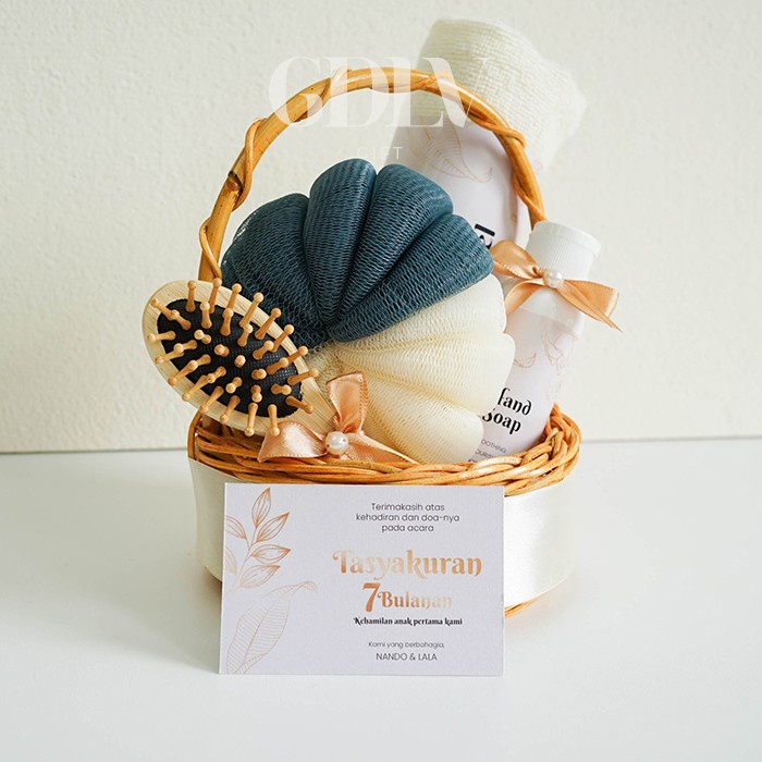 

Souvenir Tasyukuran / Siraman/ Aqiqah / pernikahan Simply Gift - Paket A