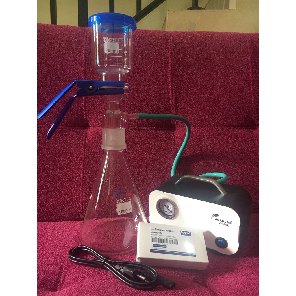 Set Glass Vacuum Filtration Plus PTFE Membrane Filter