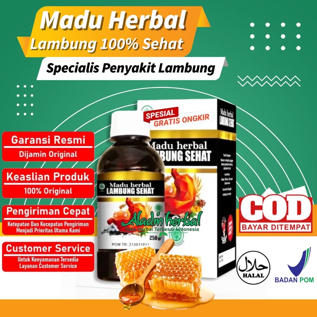 Jual Madu Herbal Lambung Sehat 100 Pilihan Berkualitas Original Madu