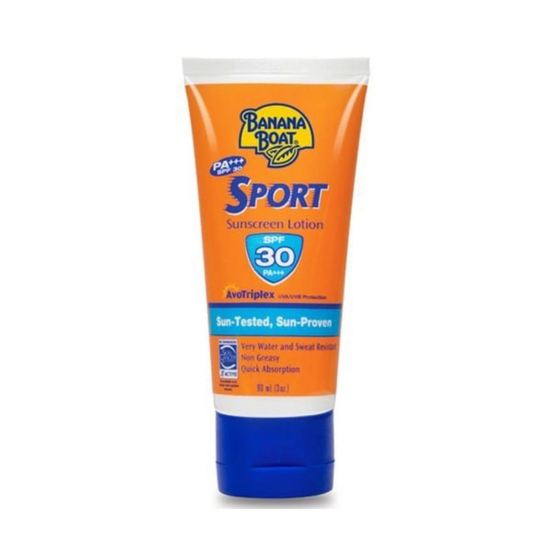 Sunblock Banana Boat - Sachet Sport Sunscreen Lotion SPF 50 PA+++ (90 ML) Made In U.S.A