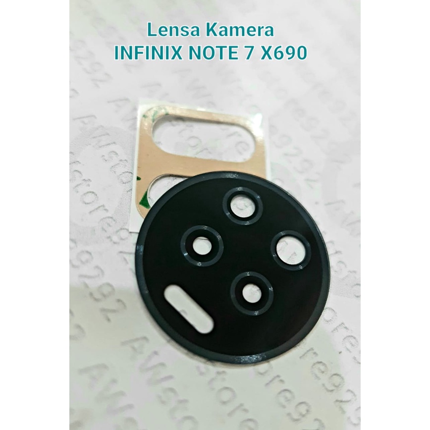 Camera Lens Lensa Kamera Kaca Kamera Belakang INFINIX NOTE 7 X690