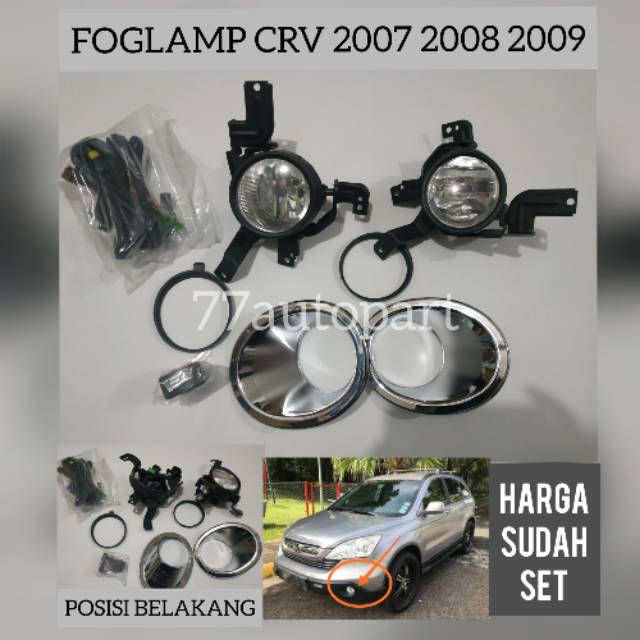 Lampu kabut foglamp crv 2007 2008 2009