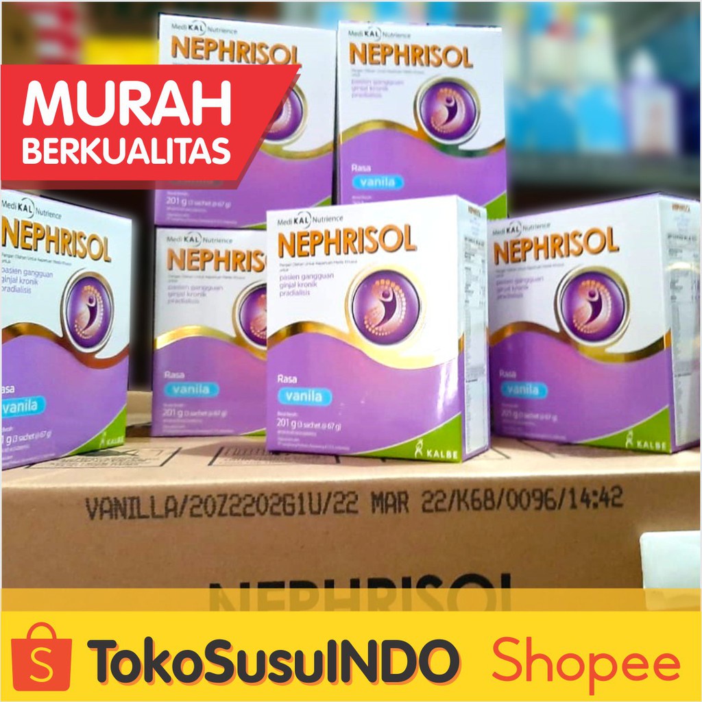 

Nephrisol Vanila 201 gram. KEMASAN BARU... LEBIH MURAH