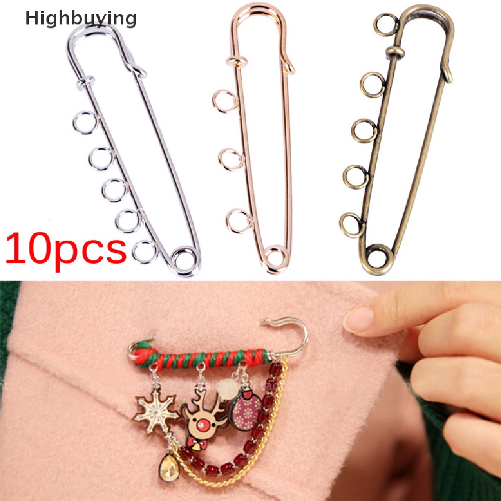 Hbid 10PCS Pin Bros Handmade DIY Untuk Membuat Perhiasan