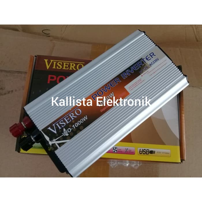 Power Inverter Visero 1000 Watt 1000W - Ubah Arus aki ke listrik