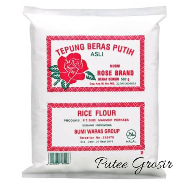 

Tepung beras rose brand 500gr