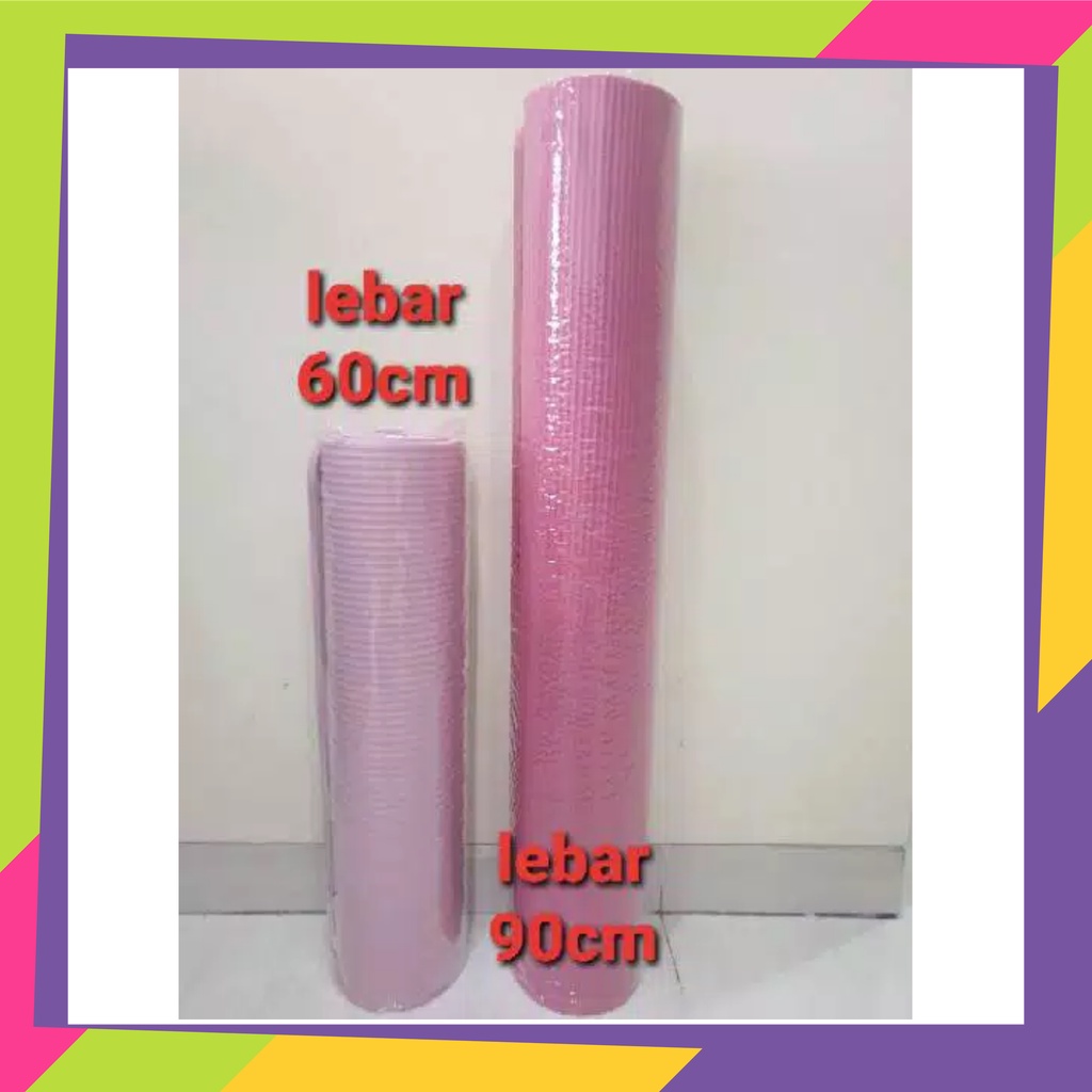 1189D1 / Matras Yoga Mat jumbo gratis tas &amp; tali tebal 1 &amp; 1,2 cm