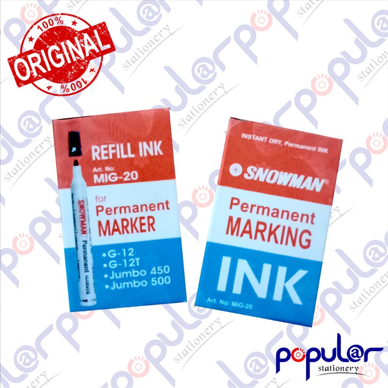 

Tinta Spidol Snowman Marker Permanent