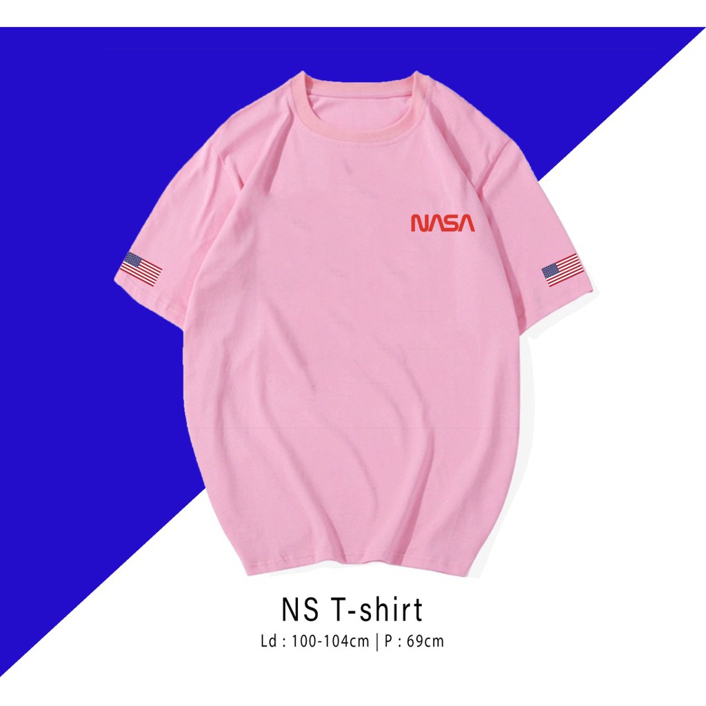 NASA / HVS COLLECTION BAJU KAOS KATUN WANITA/ PRIA UNISEX LENGAN PENDEK / TUMBLR TEE