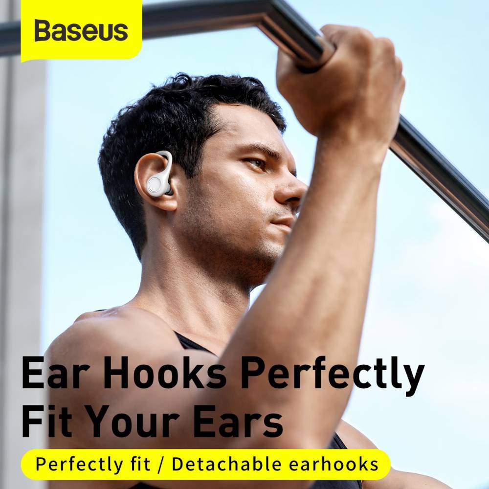 BASEUS ORIGINAL Encok Bluetooth Earphone W17 Wireless Sport Waterproof Headset Handsfree Anti Air TW
